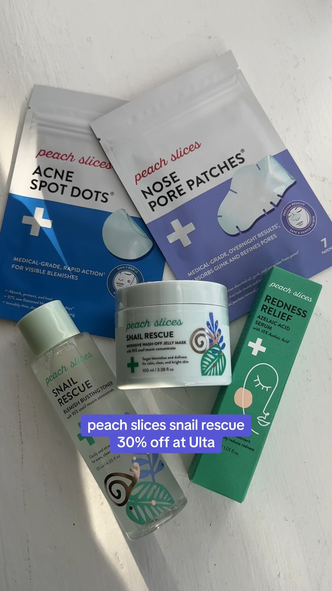 ulta fall haul sale until 10/5! get 30% off peach slices’ snail rescue line 🐌

peach slices snail rescue line
peach slices snail rescue blemish busting toner
peach slices snail rescue intensive wash off jelly mask
peach slices pimple patches
peach slices redness relief azelaic acid serum
snail mucin skincare
ulta beauty
ulta fall haul sale
ulta sale recs
korean skincare kbeauty
affordable skincare

#LTKFallSale #LTKFindsUnder50 #LTKBeauty