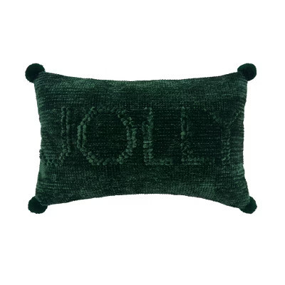 C&F Home Green Jolly Throw Pillow, 14" x 22" | Target