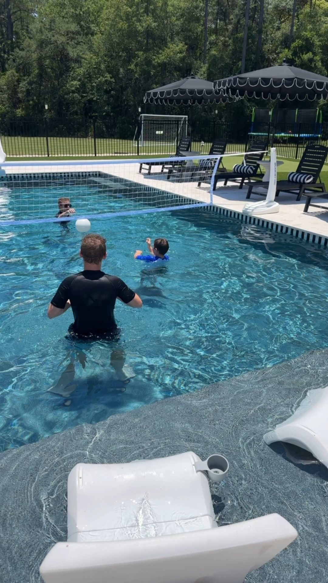 We got a new volleyball net for the pool by GoSports, the same maker as our basketball hoop. Set up was simple  too! We spent a few hours outside today playing it and it was such a fun family day! Quality is great and couldn’t ask for more!

#LTKActive #LTKSwim #LTKFamily