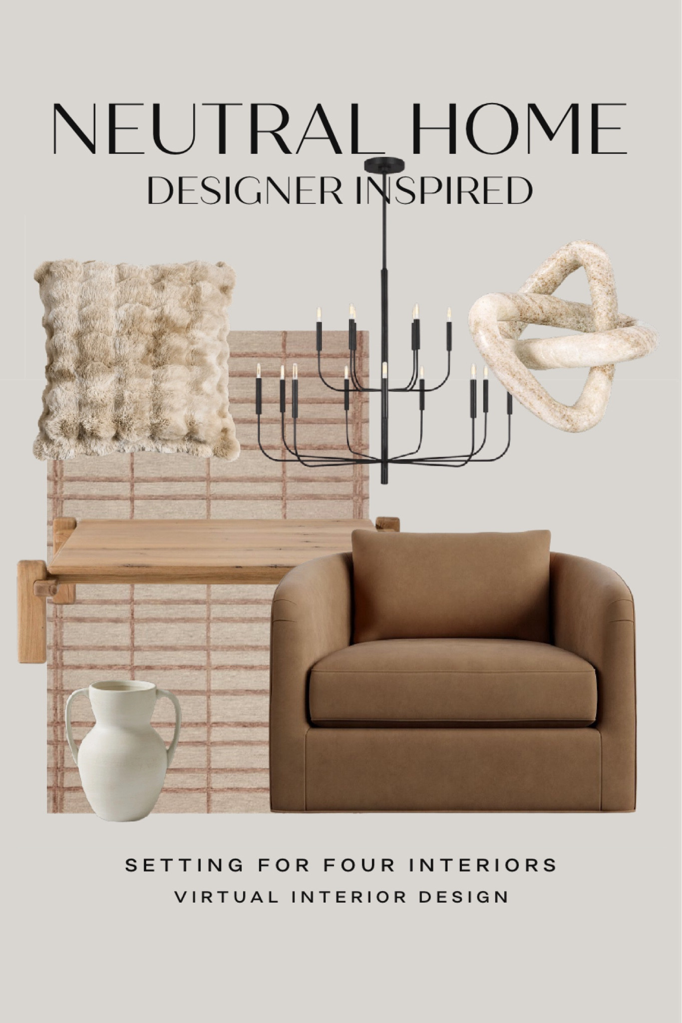 Neutral home furniture and decor


Organic modern, transitional, farmhouse, earthy, black chandelier, swivel chair, pillow, coffee table, wood , marble, stone, coffee table decor, Loloi rug, living room, Walmart, Amazon home, Amazon finds, affordable, 

#LTKFindsUnder50 #LTKFindsUnder100 #LTKHome