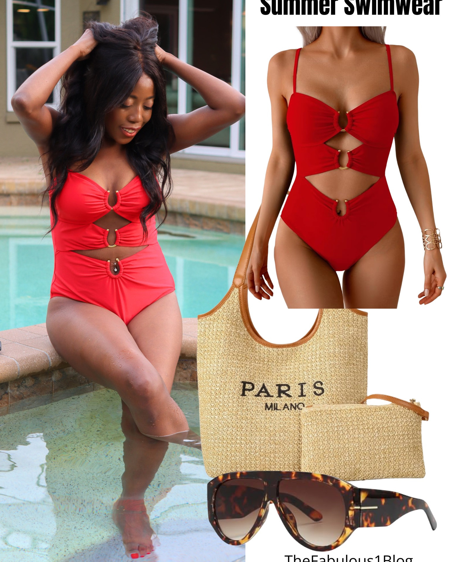 Summer Swim
My swimsuit is true to size. Wearing small. Comes in other colors.

#LTKootd #LTKOver40 #LTKSwim