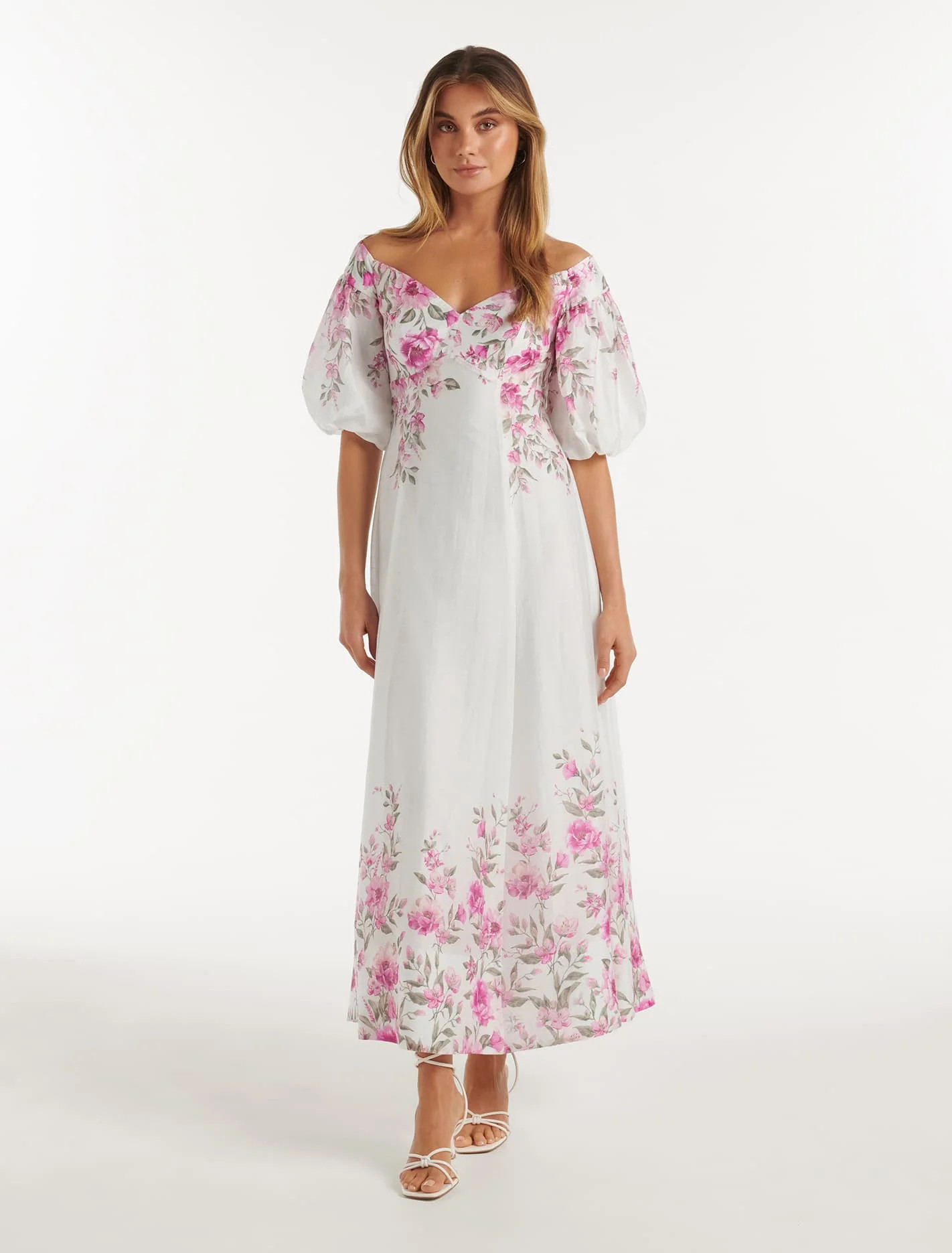 Lisa-Marie Off-Shoulder Maxi Dress | Forever New (UK & IE)
