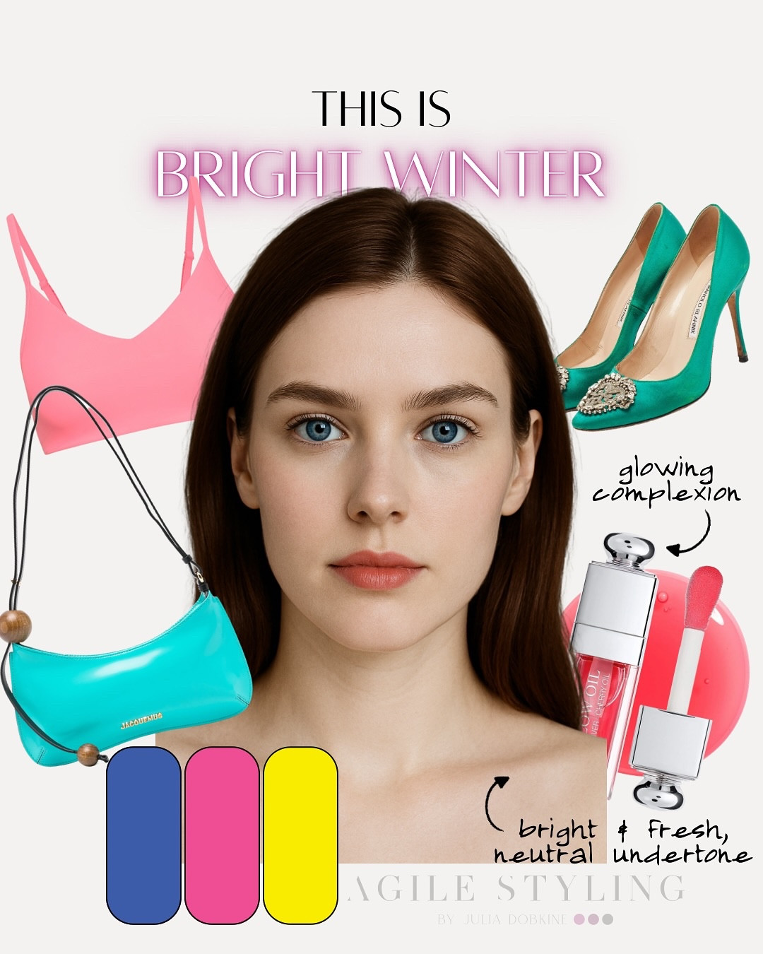 ✨ Let’s talk Winter Seasons!
From the rich depth of Deep Winter to the electrifying brightness of Bright Winter, this family is bold, radiant, cool OR neutral-toned ❄️💙

But here’s the truth: not all Winters are created equal.
Some glow in icy jewel tones, others shine best in saturated berry shades or soft blue-greys.
It’s all about undertone + contrast, value, intensity levels —and even within one family, your perfect colors can vary drastically.

That’s why professional color analysis makes all the difference.
If you’re still unsure which Winter type you are (or if you’re even Winter at all!), I’ve created something that will guide you through all the nuances—and help you stop second-guessing your palette! Check my profile to learn more ❤️

#coloranalysis #winterpalette #truewinter #coolwinter #deepwinter #brightwinter #seasonalcoloranalysis #findyourpalette #agilestyling #colorstylist #colorconsultant #wintercolors #coolundertone #contraststyle