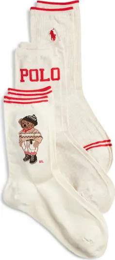 Colorado Bear Assorted 3-Pack Cotton Blend Crew Socks | Nordstrom