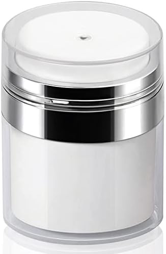 Airless Pump Jar - 0.5 Oz Lotion Dispenser with Pump Travel Container for Skincare, Refillable Em... | Amazon (US)