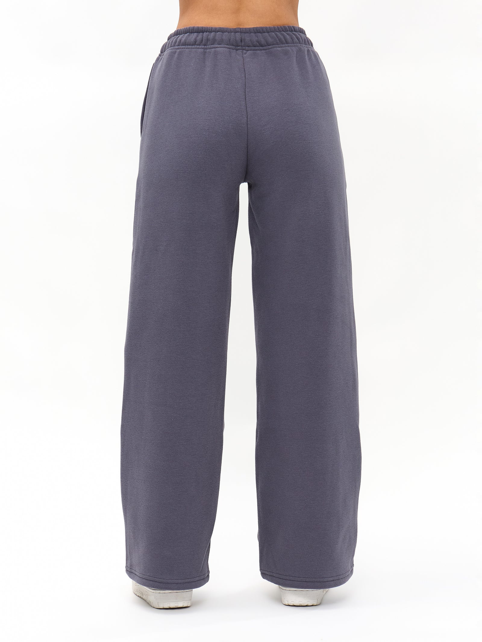 Plush Fleece Straight Leg Sweat Pant - Blue Steel | Buffbunny