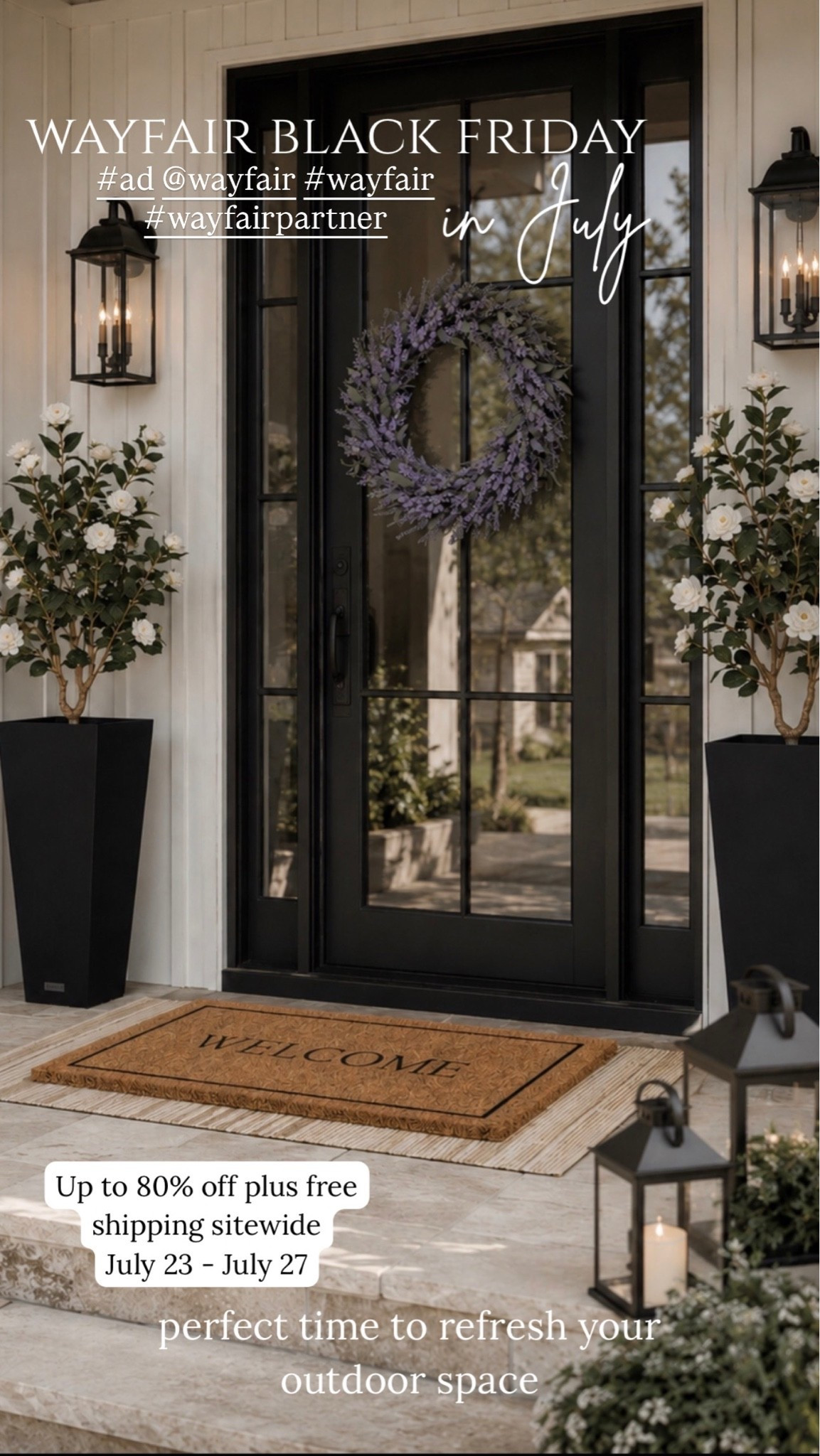 #ad refresh your outdoor space with @Wayfair!

It’s Wayfair Black Friday in July! Save up to 80% off plus free shipping July 23 - July 27. 

#wayfair #wayfairpartner

#LTKSaleAlert #LTKHome #LTKSeasonal