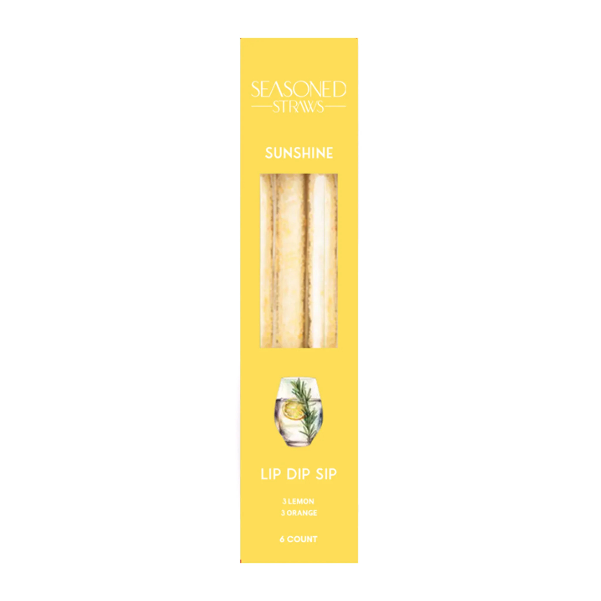 Sunshine 6ct. | Seasoned Straws