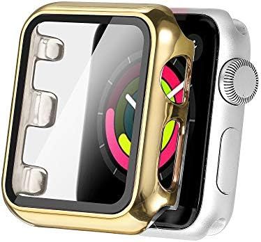 Secbolt 40mm Case Compatible Apple Watch SE Series 4/5/6 with Built in Tempered Glass Screen Prot... | Amazon (US)