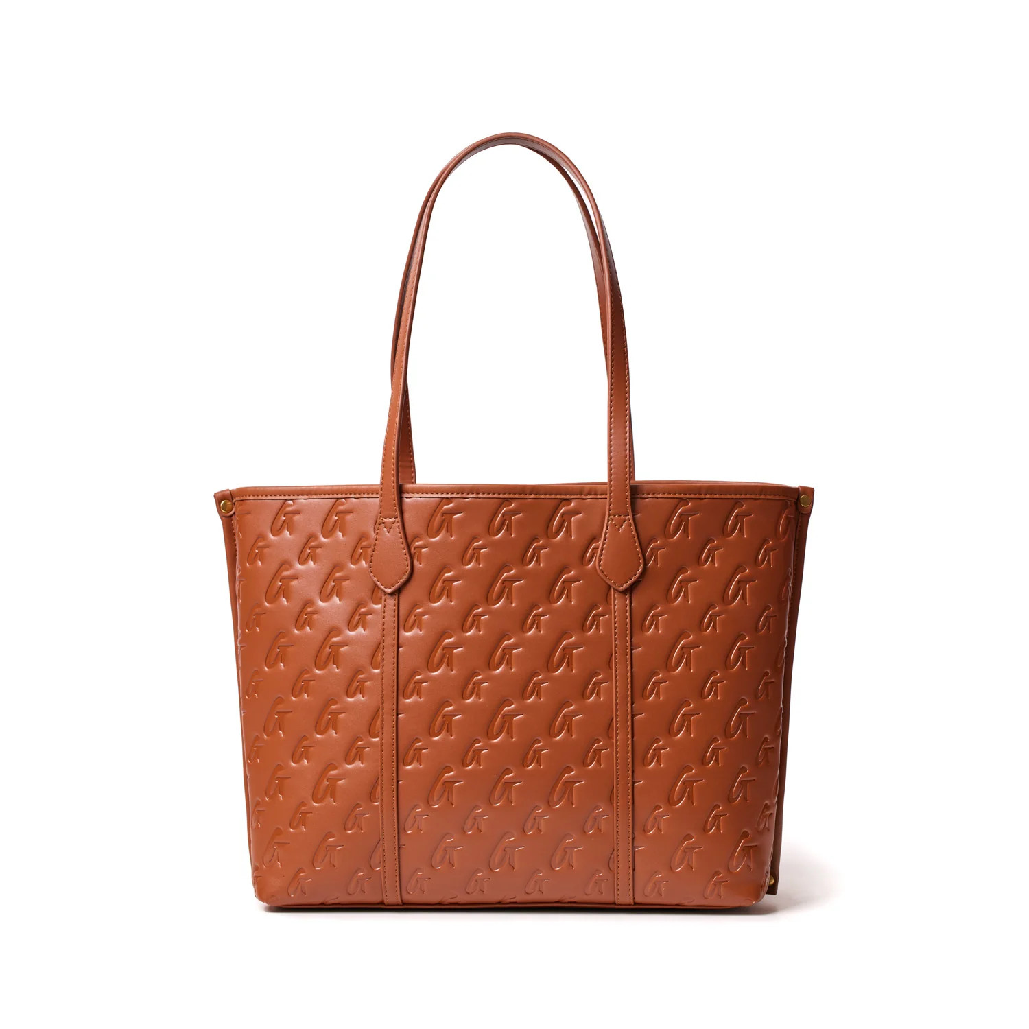 MONOGRAM SLEEK TOTE - BROWN | Glam-Aholic Lifestyle
