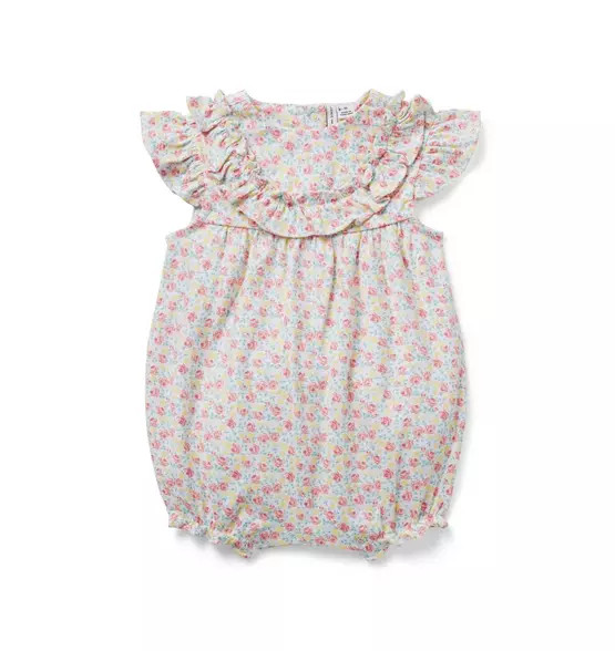 Baby Ditsy Floral Ruffle Romper | Janie and Jack