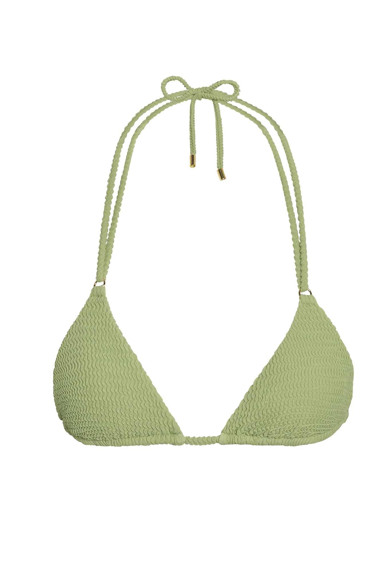 Hanalei Top - Avocado Crinkle | Monday Swimwear