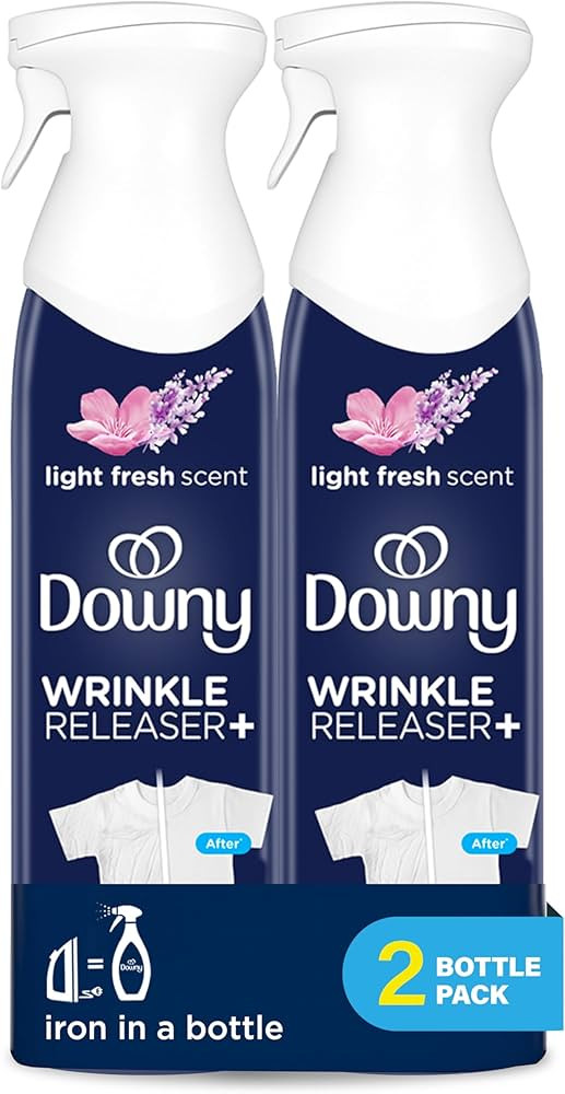 Downy Wrinkle Releaser Spray | All In One Wrinkle Release Spray, Odor Eliminator, Static Remover ... | Amazon (US)
