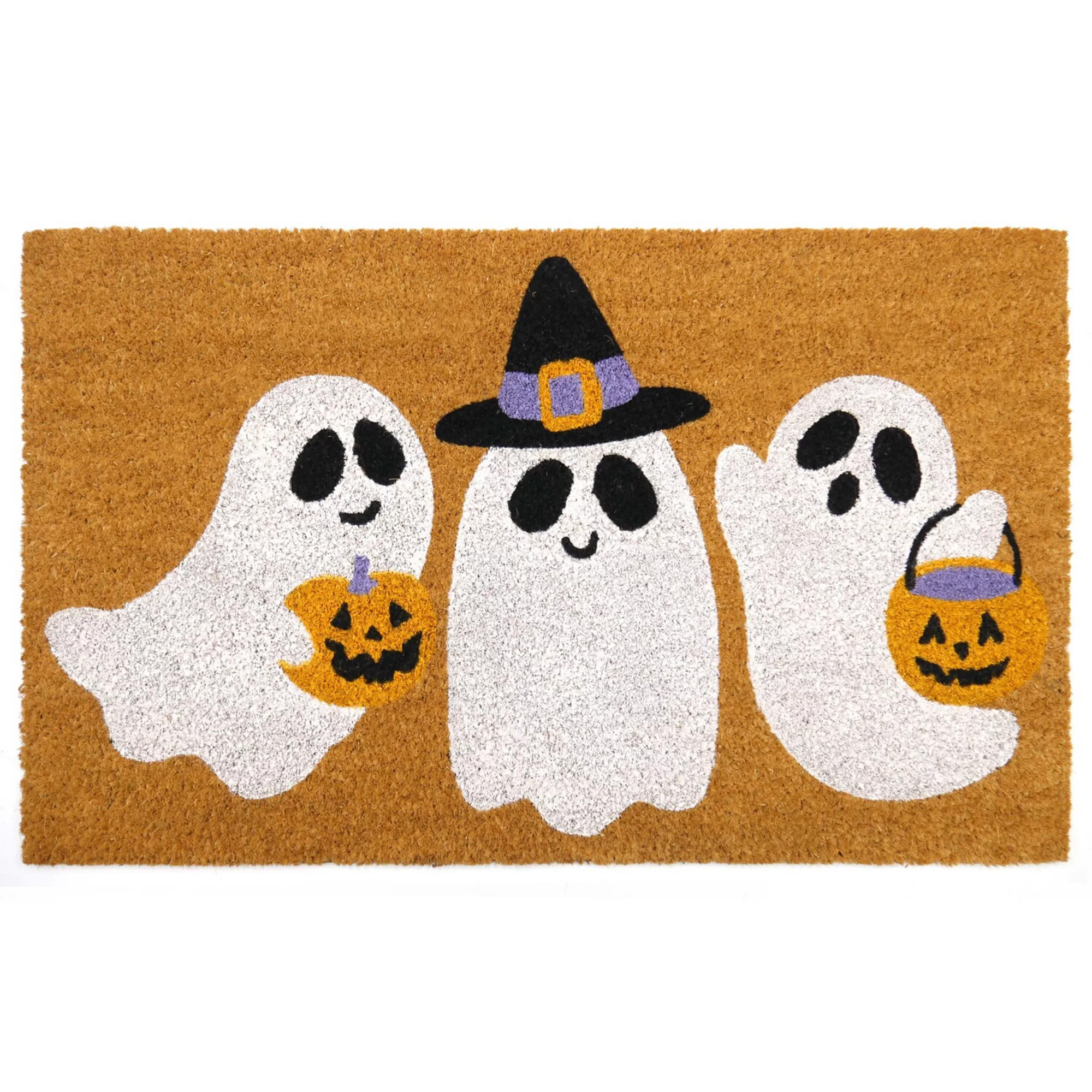 Celebrate Together™ Halloween 3 Ghosts Coir Doormat, Bright White | Kohl's