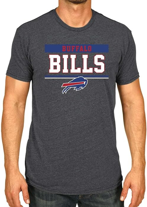 Team Fan Apparel NFL Adult Team Block Tagless T-Shirt - Cotton Blend - Charcoal - Perfect for Gam... | Amazon (US)