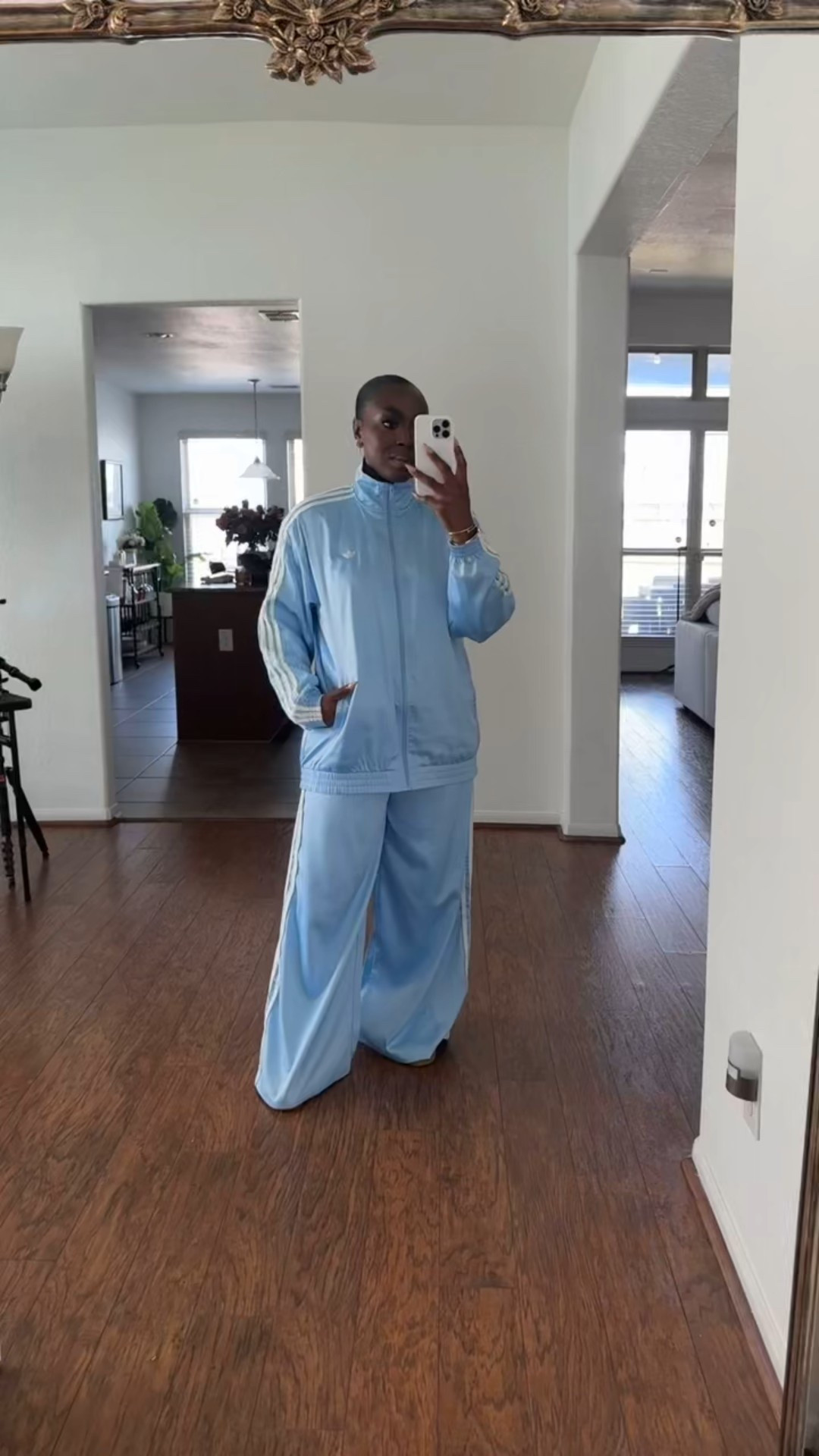 OOTD with this light blue tracksuit set from ADIDAS. Easy to throw on and easy to look like somebody! Wearing a large for an oversized look. #Adidas #OOTD #OutfitIdea #CasualOutfit

#LTKootd #LTKStyleTip