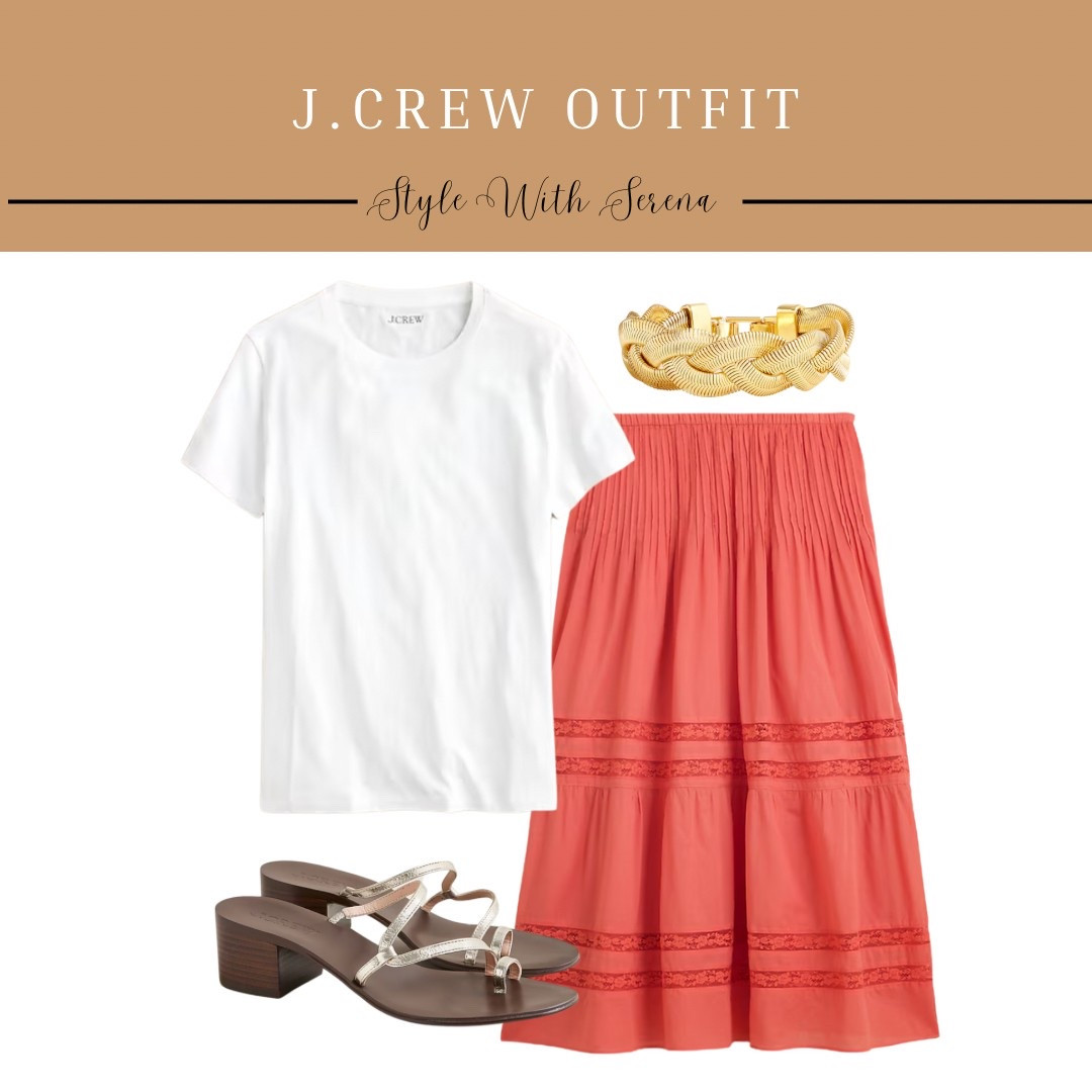 Jcrew outfit, jcrew style, summer outfit, vacation outfit, sandals, maxi skirt 

#LTKSummerEdit #LTKStyleTip #LTKSeasonal
