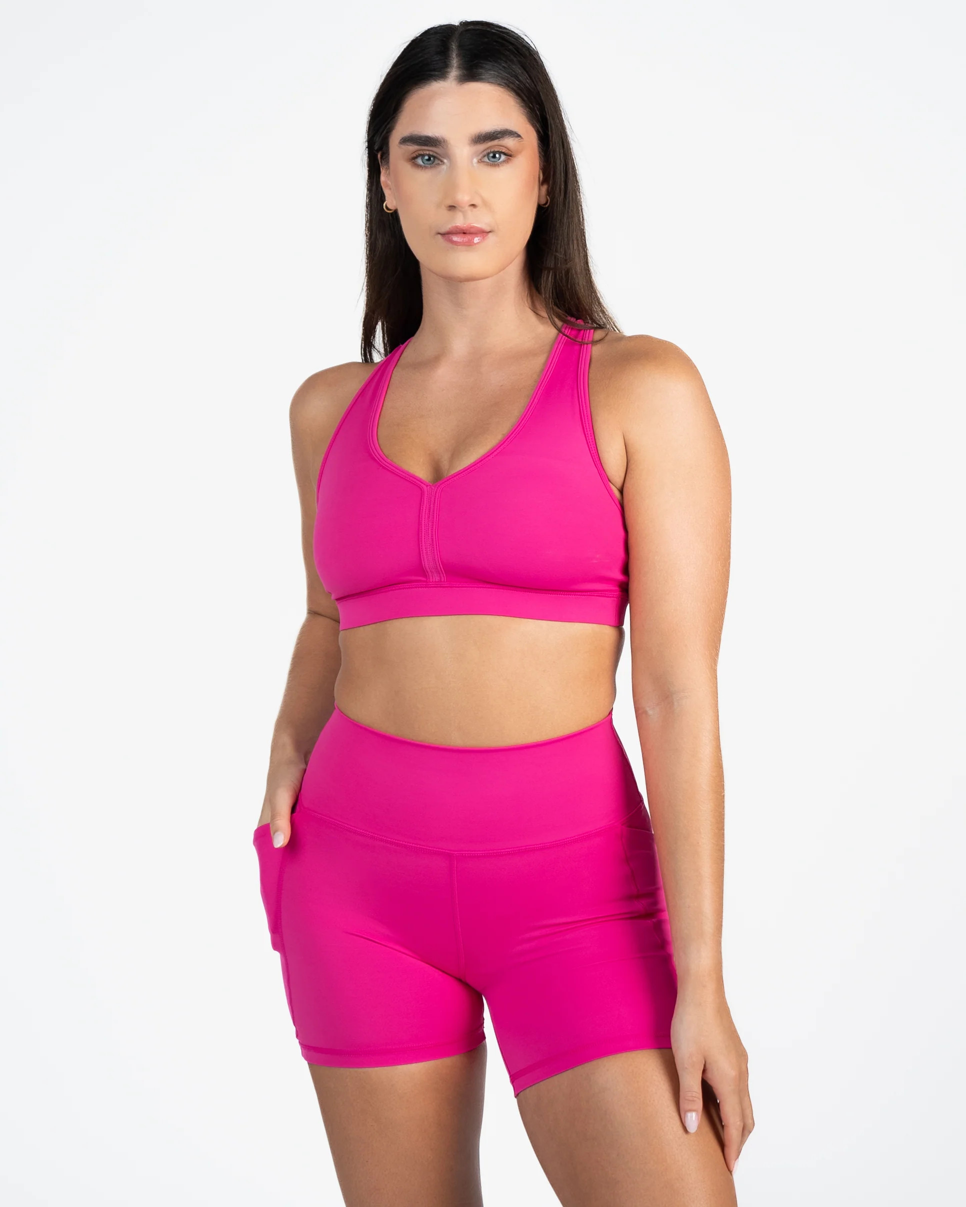 Stow And Go Sports Bra - Punch | Senita Athletics