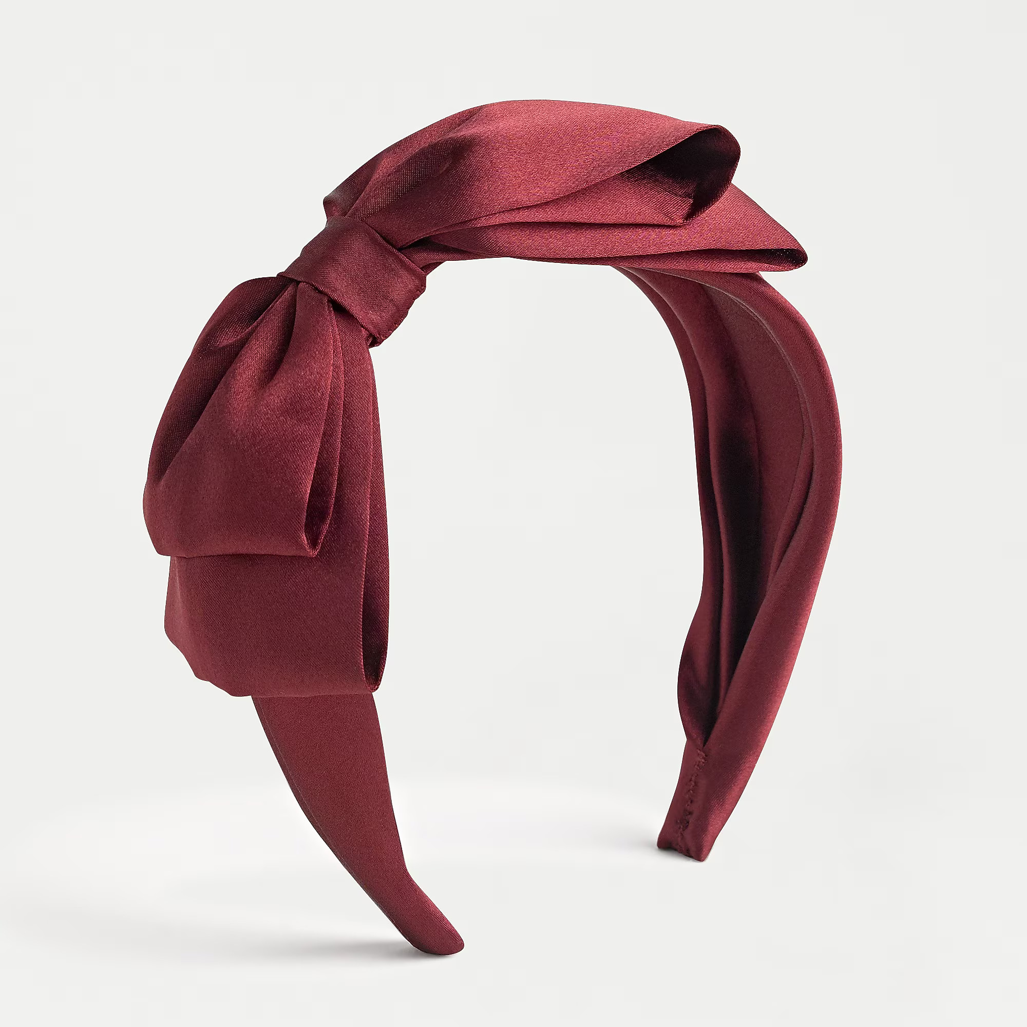 Satin bow headband | J. Crew US
