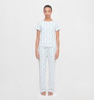 The Kelly Pajama Set - Green Trellis | Hill House Home US