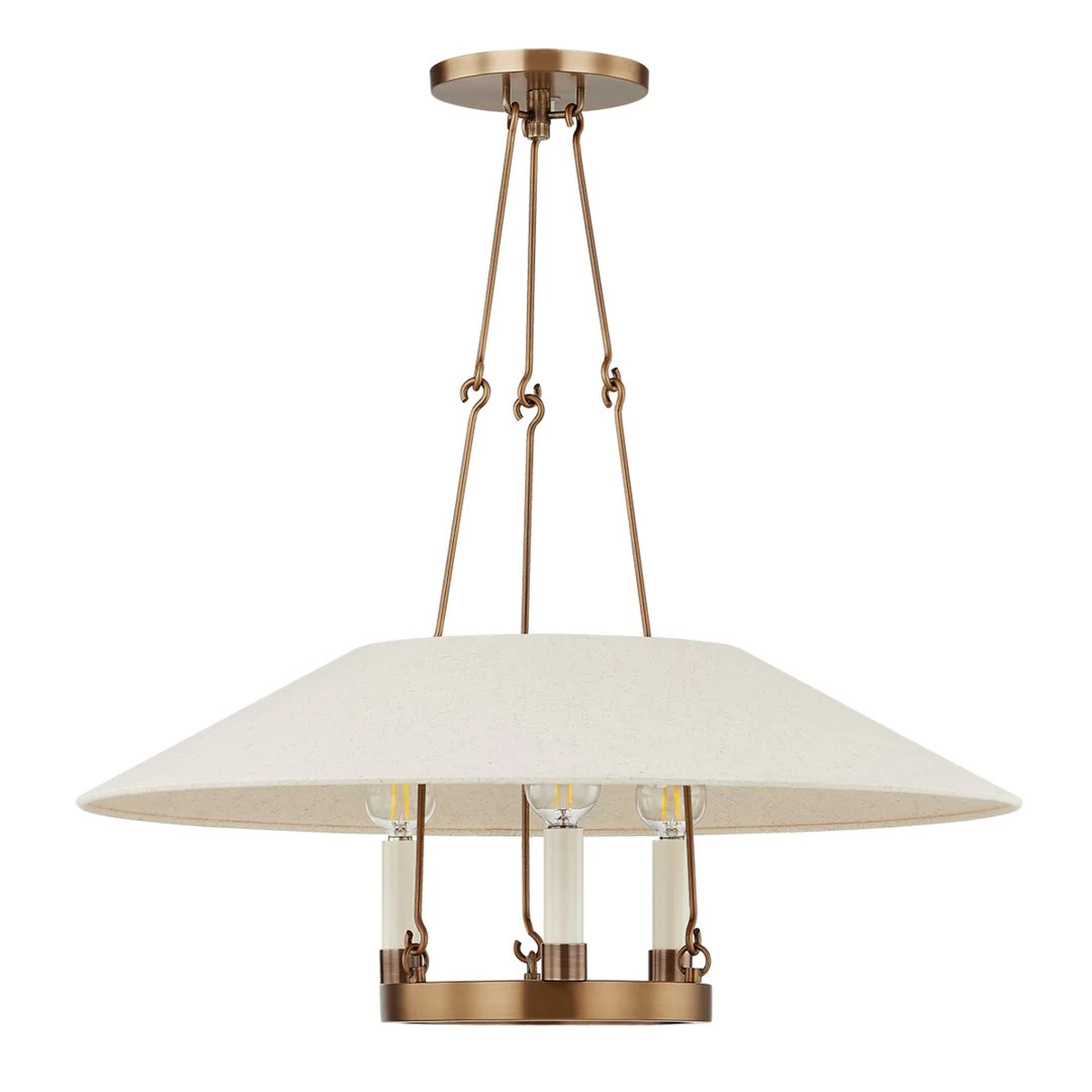 Archive 3 Light Chandelier | France and Son