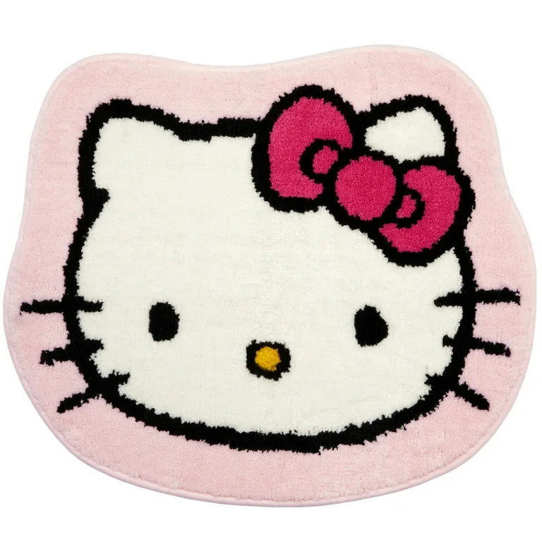 Hello Kitty Kids Bath Rug, 22" x 18", Pink | Walmart (US)