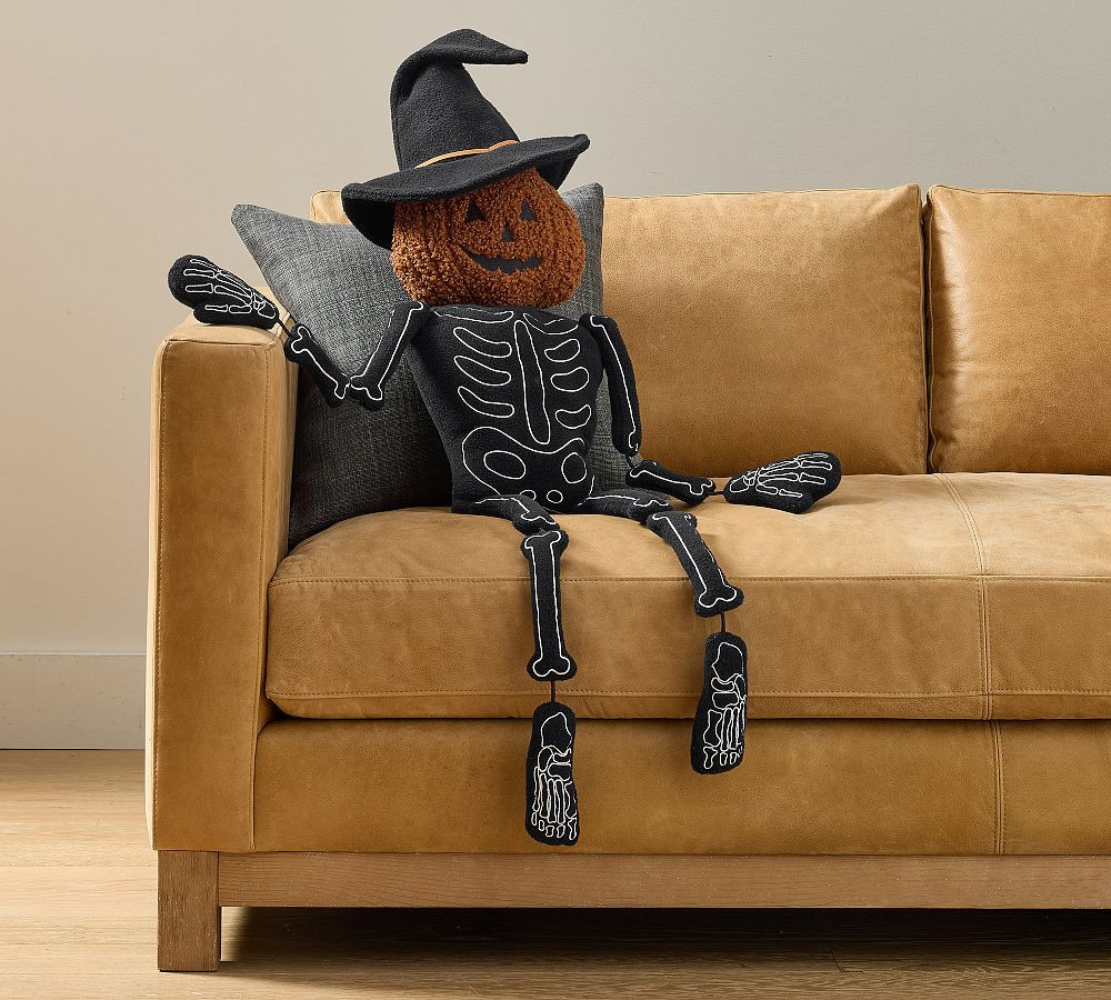 Mr. Pumpkin Head Shaped Pillow | Pottery Barn (US)