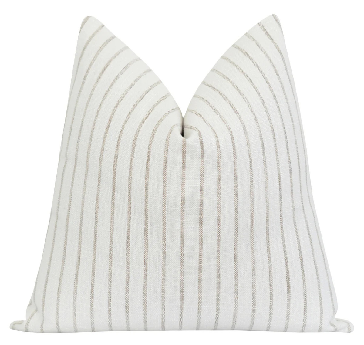 Mesa Beige Stripe Pillow | Land of Pillows