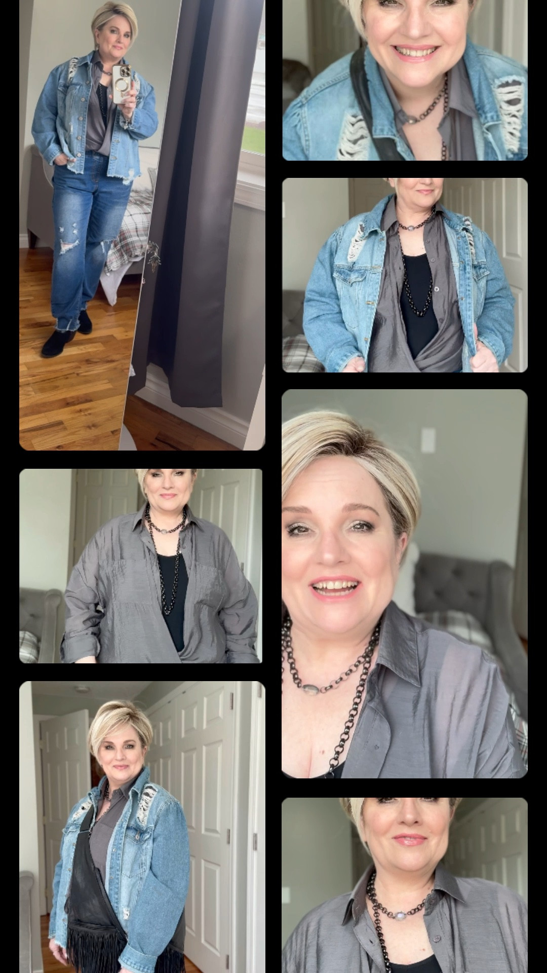 Apple shape body? Always looking for comfort yet hoping to not look frumpy? I got you! I am 5’2” and 173 pounds. Comfort is king for sure with me, and while I am carrying around some extra 😉 I still want to feel cute! To shop Katia Designs (shirt and necklace) go to my Instagram stories for links! 

#LTKplussize #LTKstyletip #LTKover40