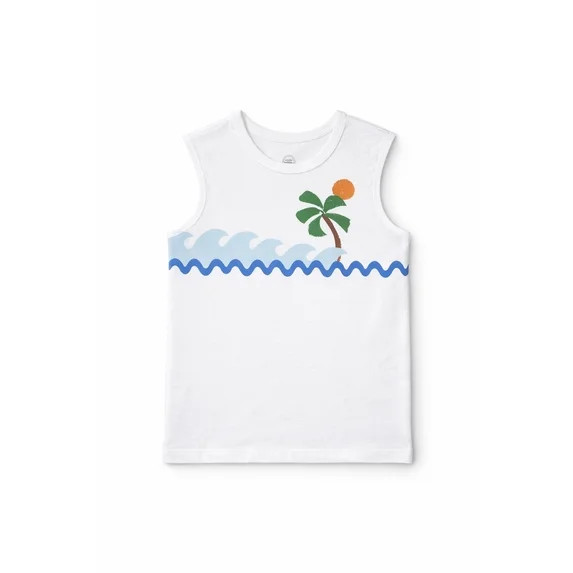 Wonder Nation Toddler Boys Muscle Tank, Sizes 18M-5T | Walmart (US)
