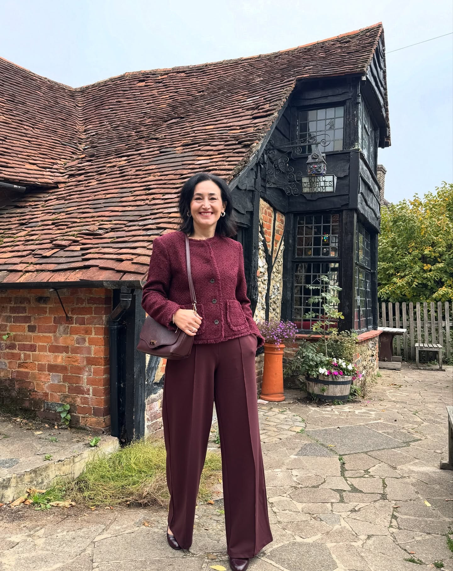 Hi Instas, how are we all? 
I am on a business trip this week and not finding much time for insta. 

Yesterday’s work outfit was head to toe @saintandsofia . Love how these pieces from different seasons complement each other for a smart look. Burgundy game is still strong too! 

Will pop some links on stories. Happy mid week! 

AD/PR
Jacket, tee, trousers @saintandsofia
Bag @eliebeaumont EMMS10 for 10% off
Shoes: very old @hobbslondon 

#saintandsofia  #saintandsofiabyme #eliebeaumont #howtowear #howtostyle #over40style #autumnstyle  #over40style #effortlesschic #transitionalstyle #autumnoutfitinspo  #workstyleinspiration #chicworkchick #9to5style #tonaloutfit #monochromeoutfit