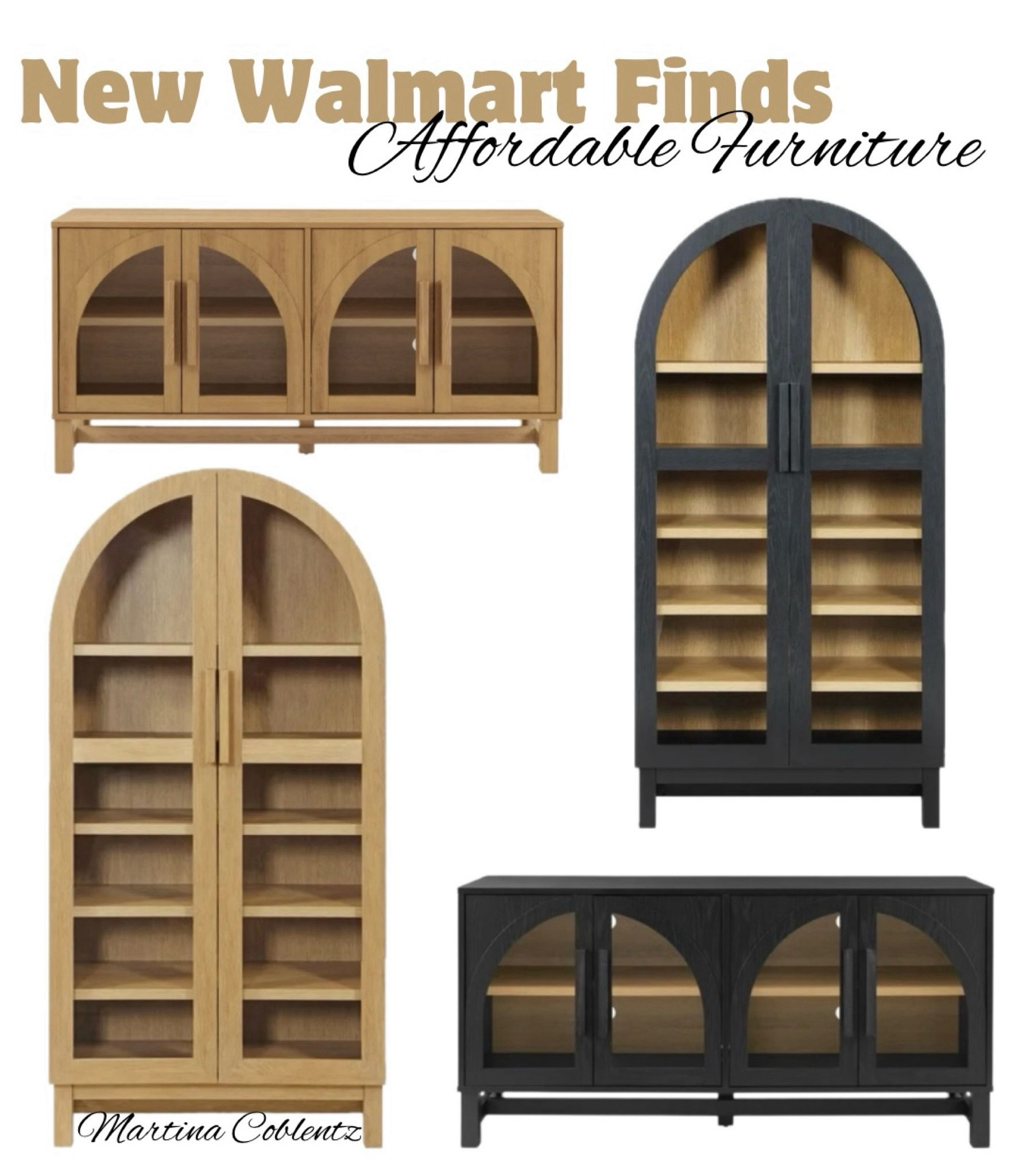 Walmart has so many new and beautiful items. These pieces of furniture look like designer pieces with an affordable price. 

•arch cabinet •arc cabinet •sideboard •Walmart finds •furniture •trending •viral •neutral home decor •decor •aesthetic home •curved 

#LTKMostLoved #LTKhome #LTKfamily