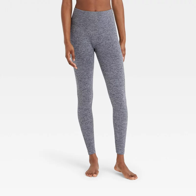 Women's Seamless Ribbed Leggings - Colsie™ | Target