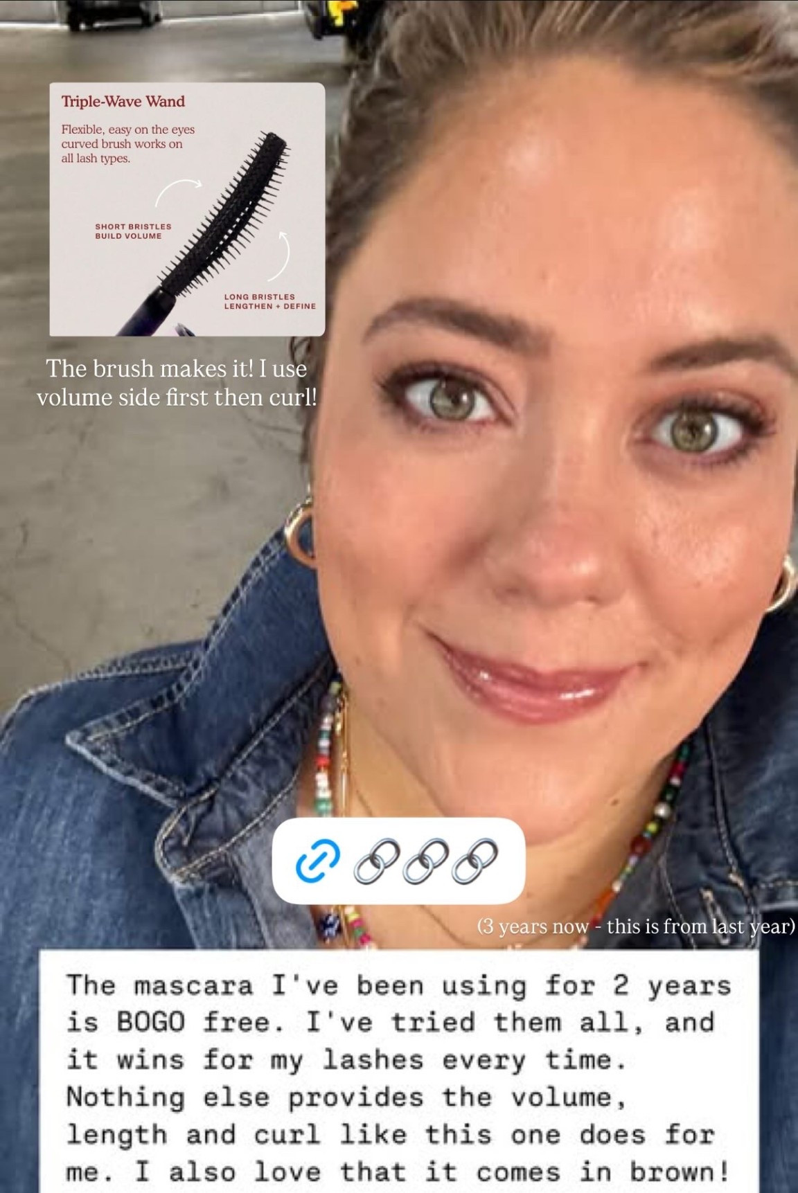 (3 years now - this is from last year) The brush makes it! I use volume side first then curl!