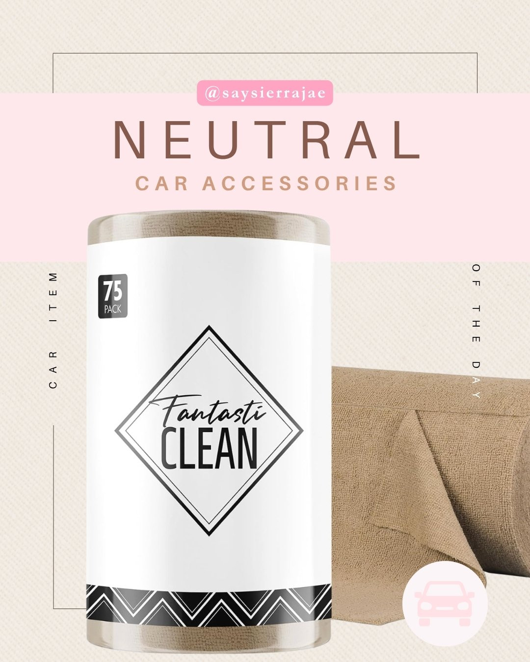 Found the perfect car cleaning cloths! These will make quick work of spills and stains. 

 #LTKdayinmylife #LTKvlog #LTKTravel