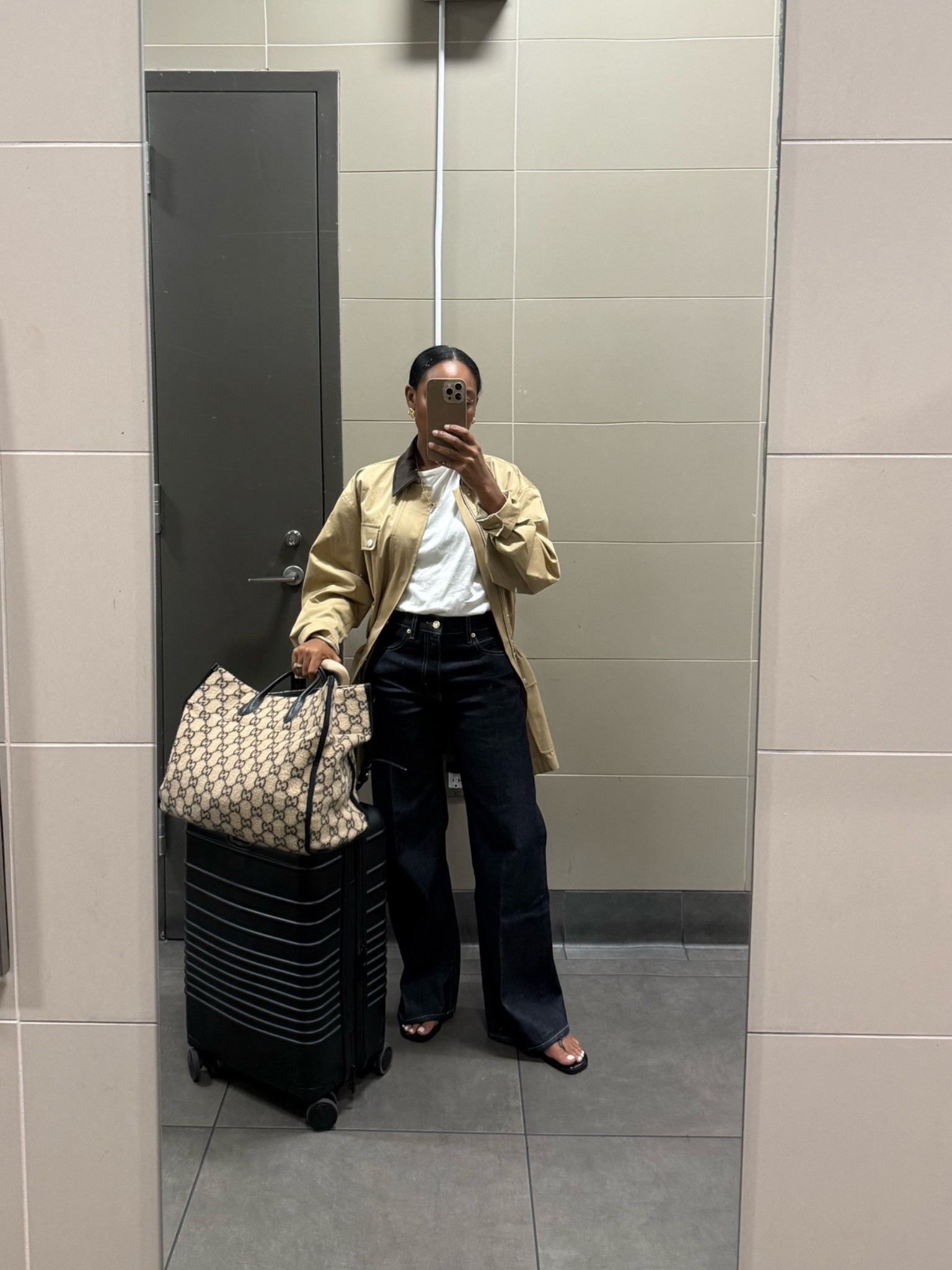 The jacket of my dreams and petite girlies these crop jeans fit us perfectly and yall know I don't go anywhere without my @beistravel

#LTKPetite #LTKTravel
