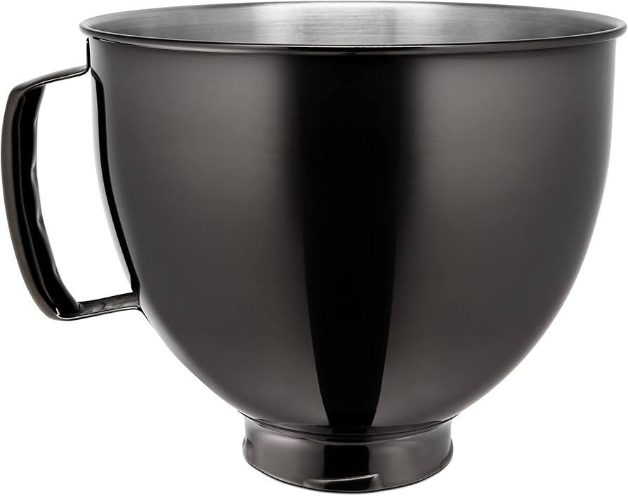 KitchenAid KSM5SSBRB Stand Mixer Bowl, 5 Quart, Radiant Black | Amazon (US)