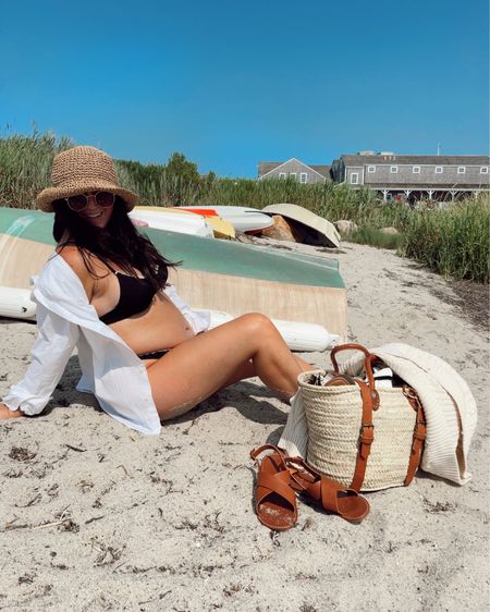 Bikini // large 
Shirt // xl

Bump
Babymoon
Beach
Coastal
Straw bag
Beach bag
Bucket hat
Amazon

#LTKtravel #LTKswim #LTKbump