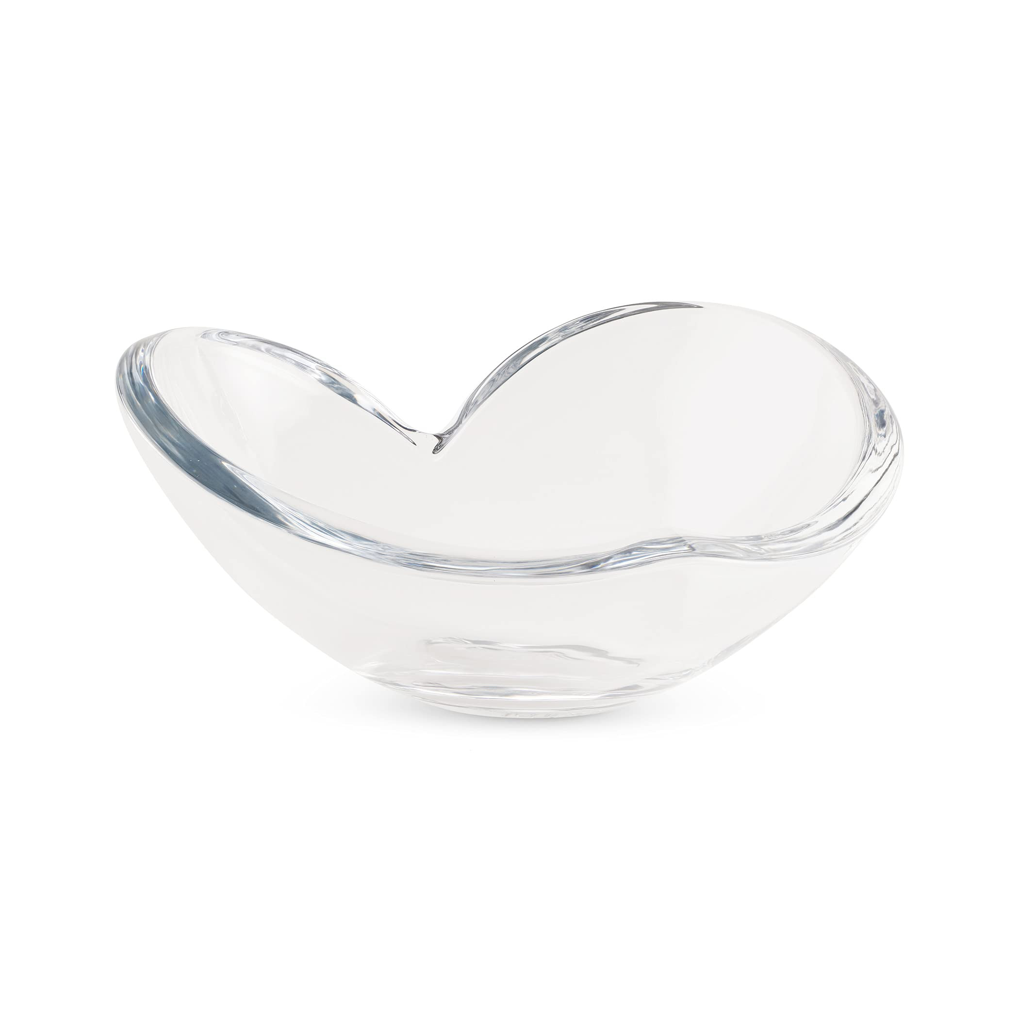 nambe Glass Heart Bowl | Serveware Collection - Love Bowl Large | Measures at 8.5" x 5" | Made wi... | Amazon (US)