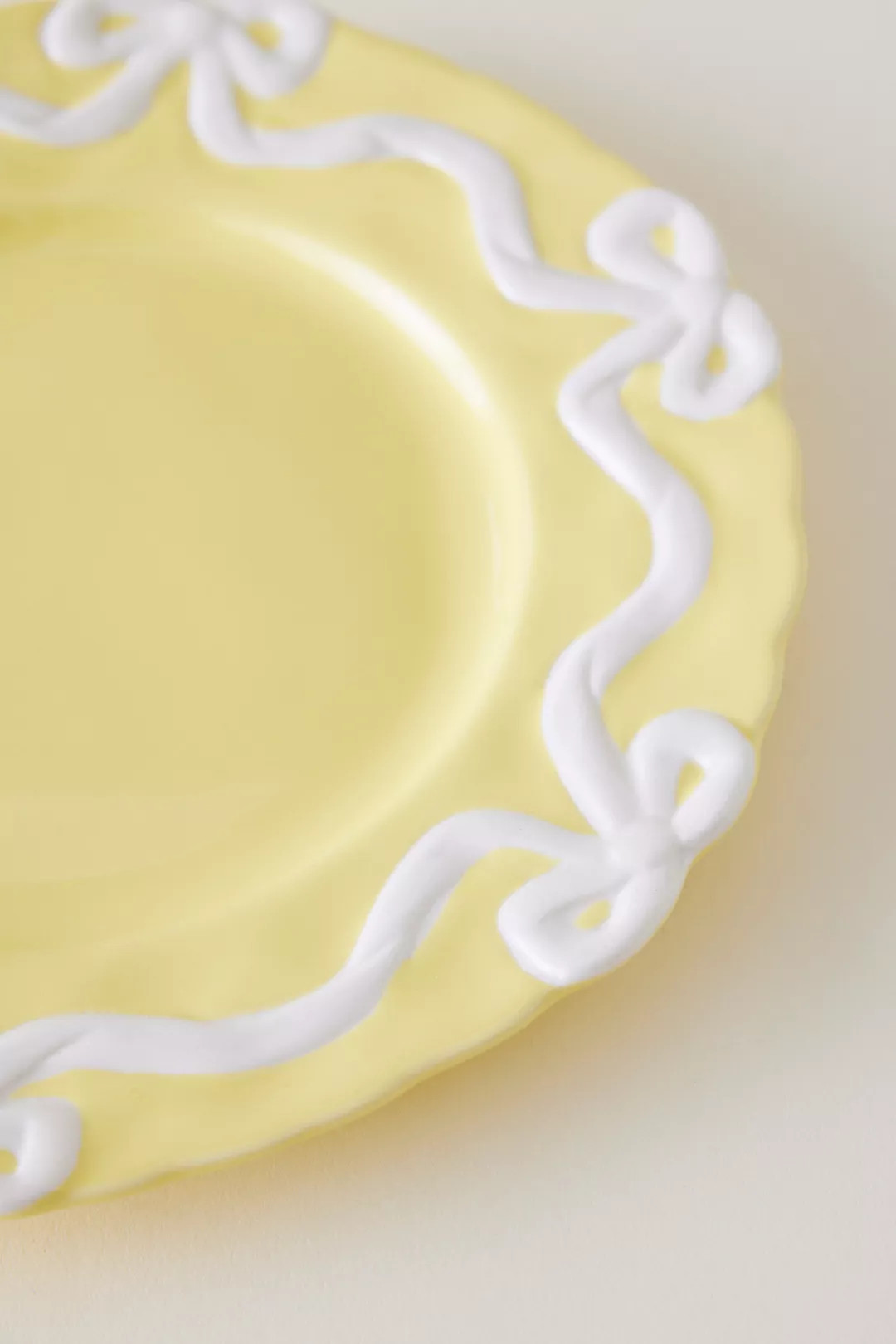 Benedita Bow Stoneware Side Plates, Set of 4 | Anthropologie (US)