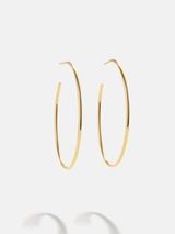 Verbena 18K Gold Earrings - 40MM | BaubleBar (US)