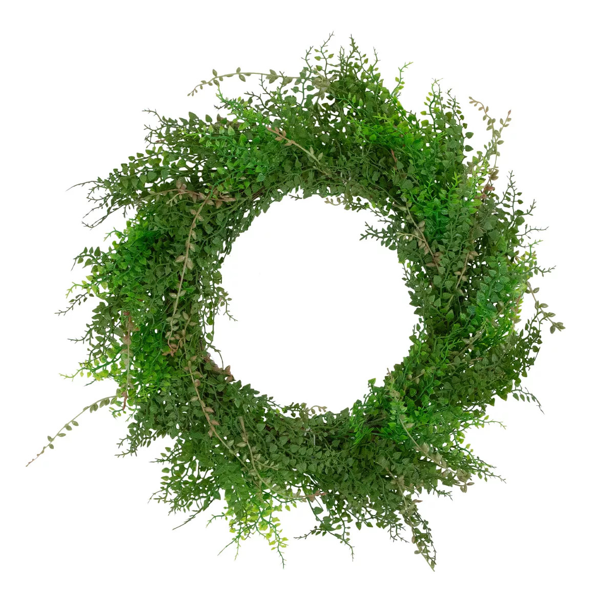 Northlight Mixed Boxwood and Berry Artificial Wreath, 24-Inch, Unlit | Target