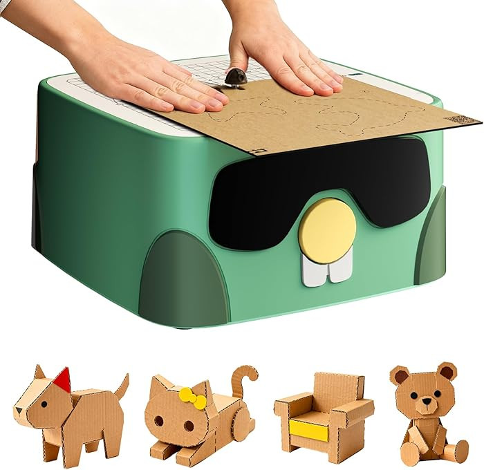 BEAVERBOT Cardboard Cutter for Kids, Safe DIY Cardboard Construction Tool Kit, Educational Craft ... | Amazon (US)