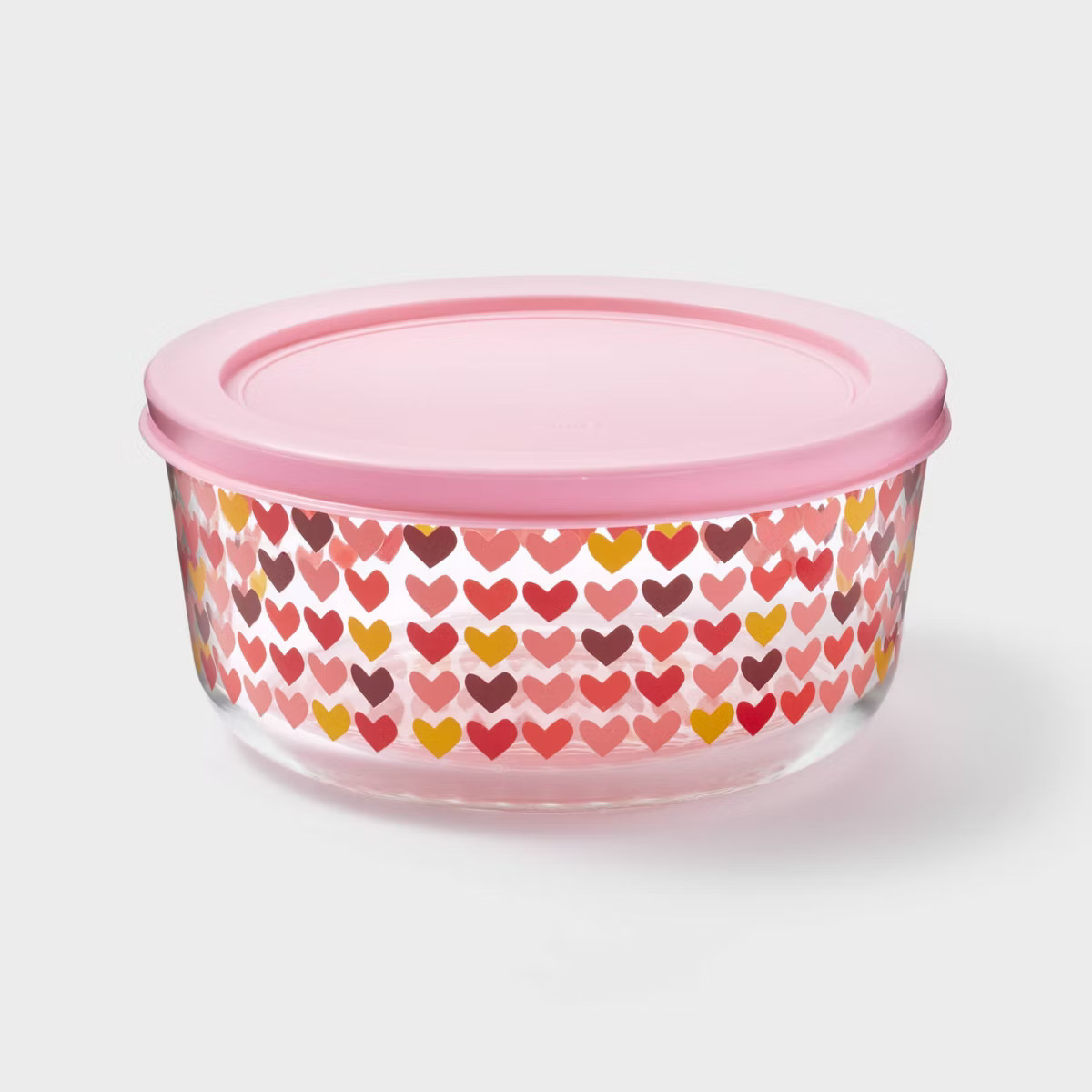 Medium Glass Food Storage Container 'Multi Heart' - Spritz™ | Target