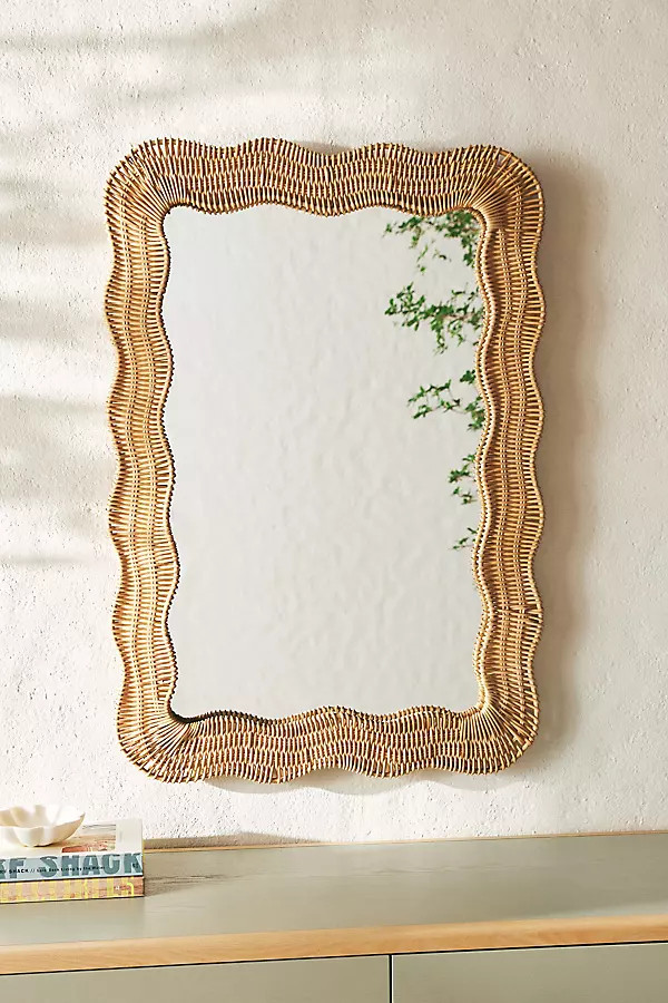 Scalloped Linden Mirror | Anthropologie (US)