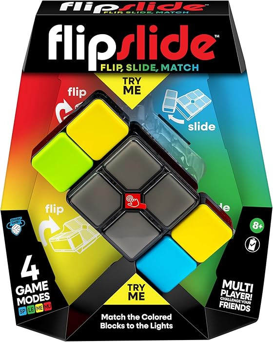 Moose Games Flipslide, Fast-Paced Handheld Puzzle Toy, Gifts for Boys and Girls Ages 8-13, Travel... | Amazon (US)