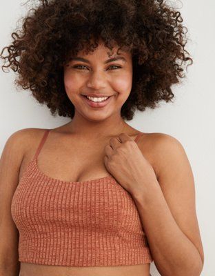 Aerie Chill Ribbed Longline Bralette | American Eagle Outfitters (US & CA)