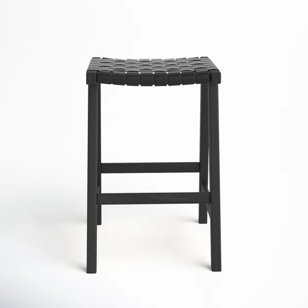 Alston Backless Leather Bar & Counter Stool | AllModern