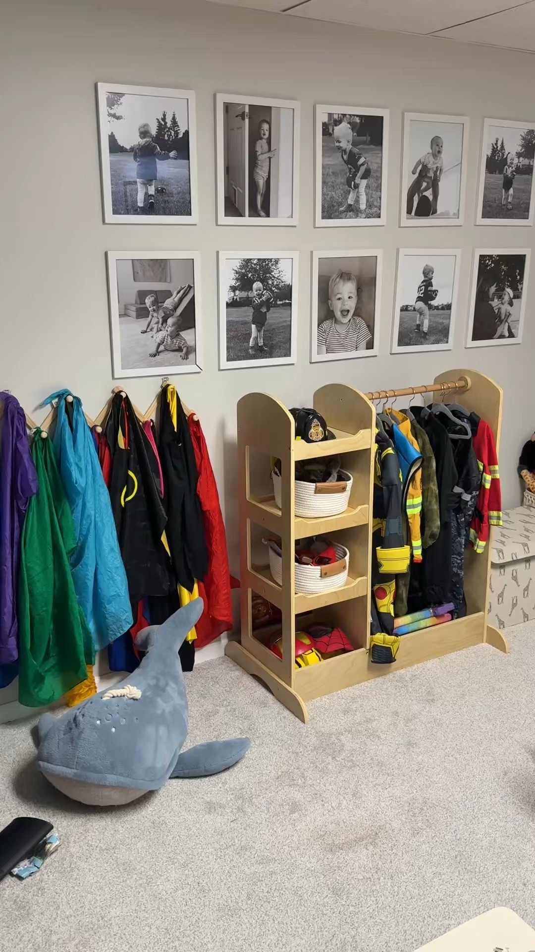 Basement  playroom organization part 1. Costumes and play silks for the win!

#LTKmomlife #LTKKids