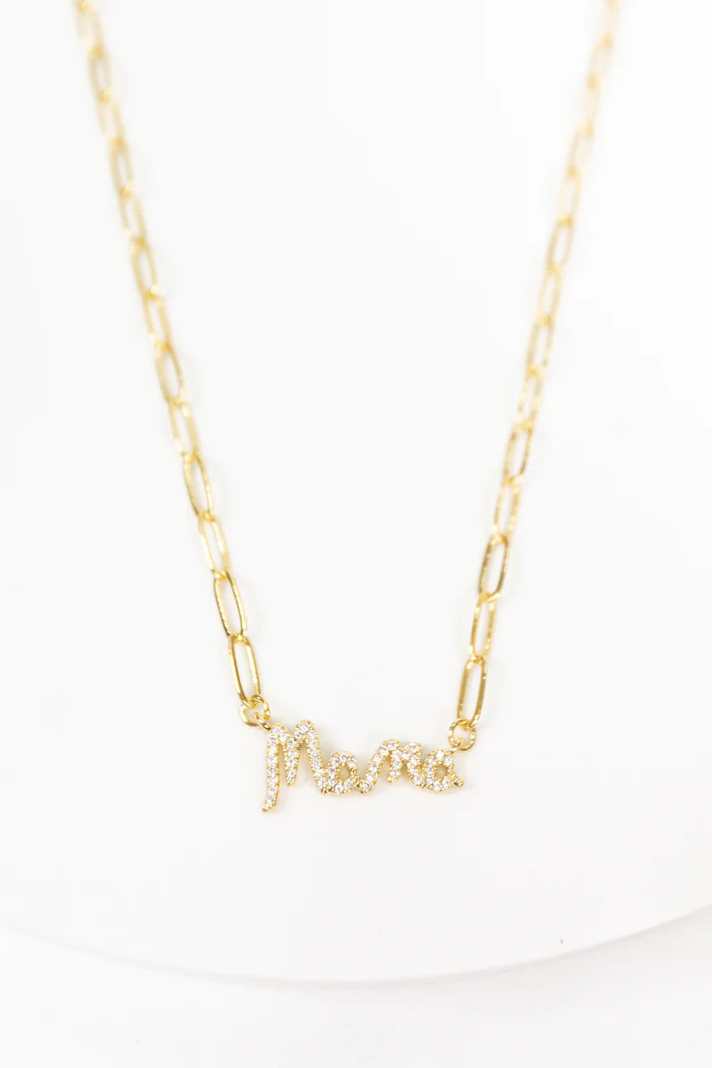 Mama Gold Necklace by Treasure Jewels | Avara